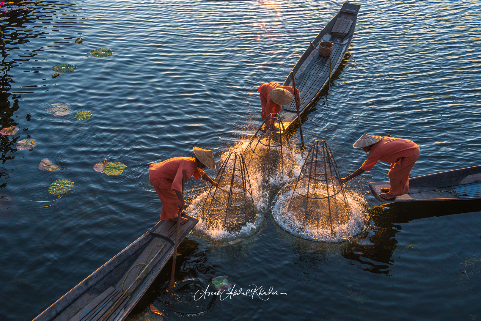 onle lake fishermen